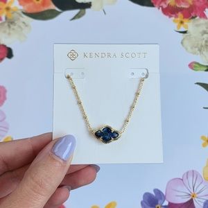 Kendra Scott Abbie Necklace in Bronze Veined Lapis